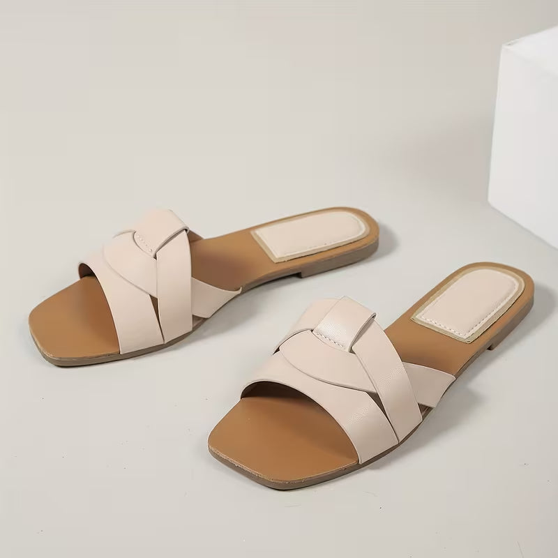 Serena | Woven Comfort Slide