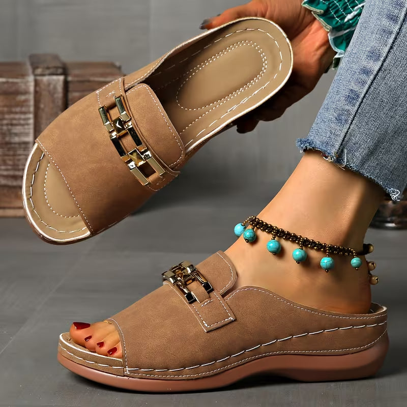 Felicita | Buckle Comfort Slide