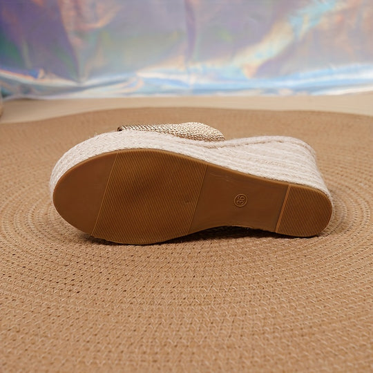Alba | Braided Wedge Espadrille