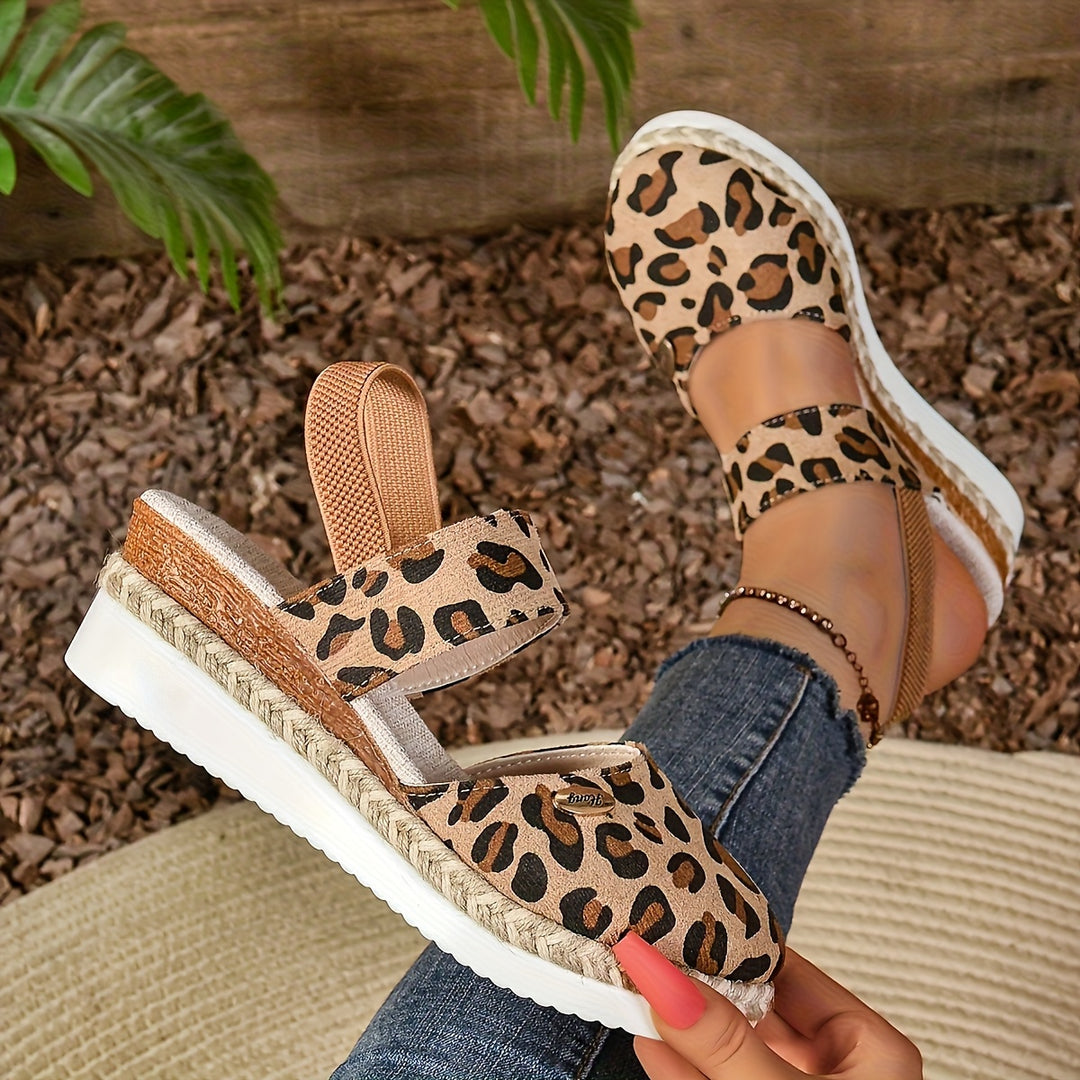 Leda | Wide Strap Wedge