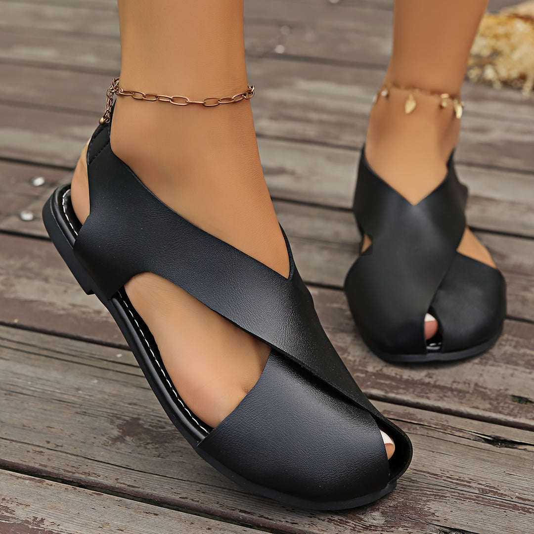 Gabriella | Crossover Slingback Flat