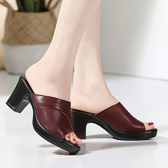 Annina | Platform Block Mule