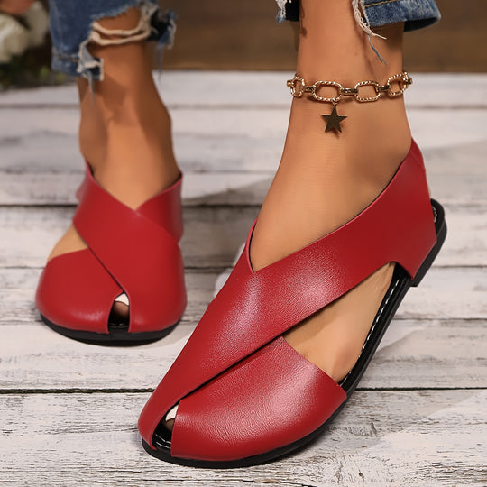 Gabriella | Crossover Slingback Flat