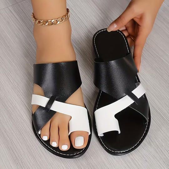 Almerina | Cross Strap Comfort Slide
