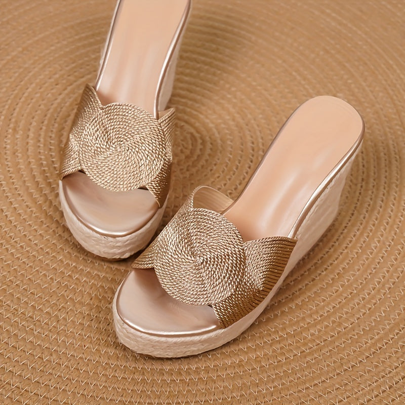 Alba | Braided Wedge Espadrille