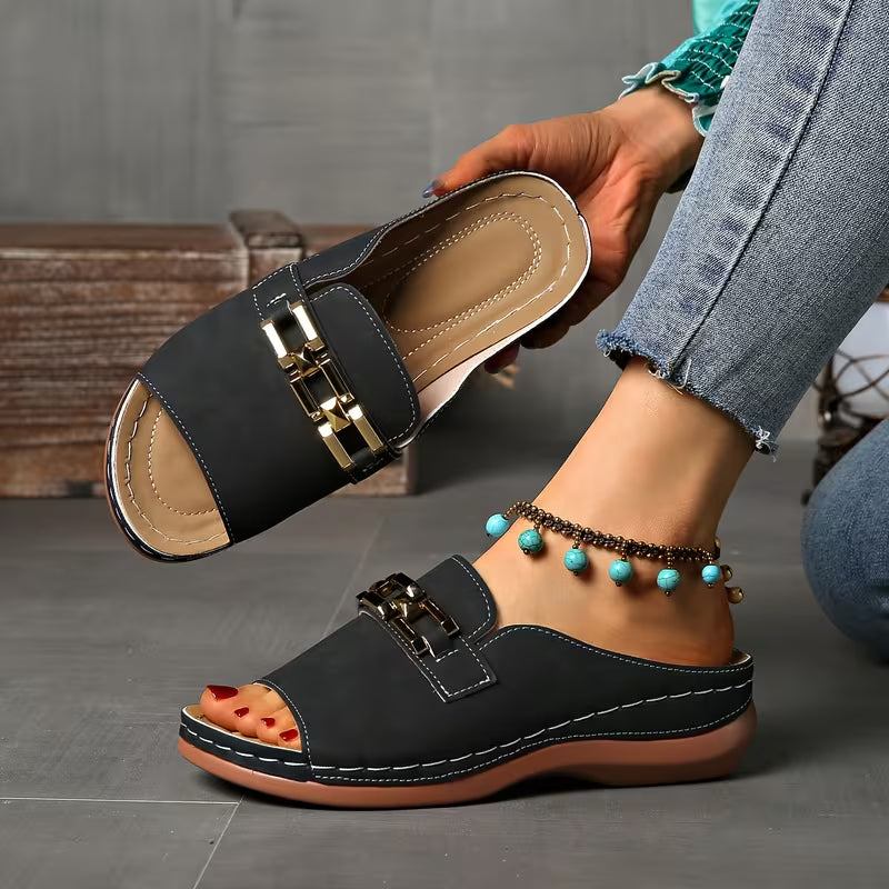 Felicita | Buckle Comfort Slide