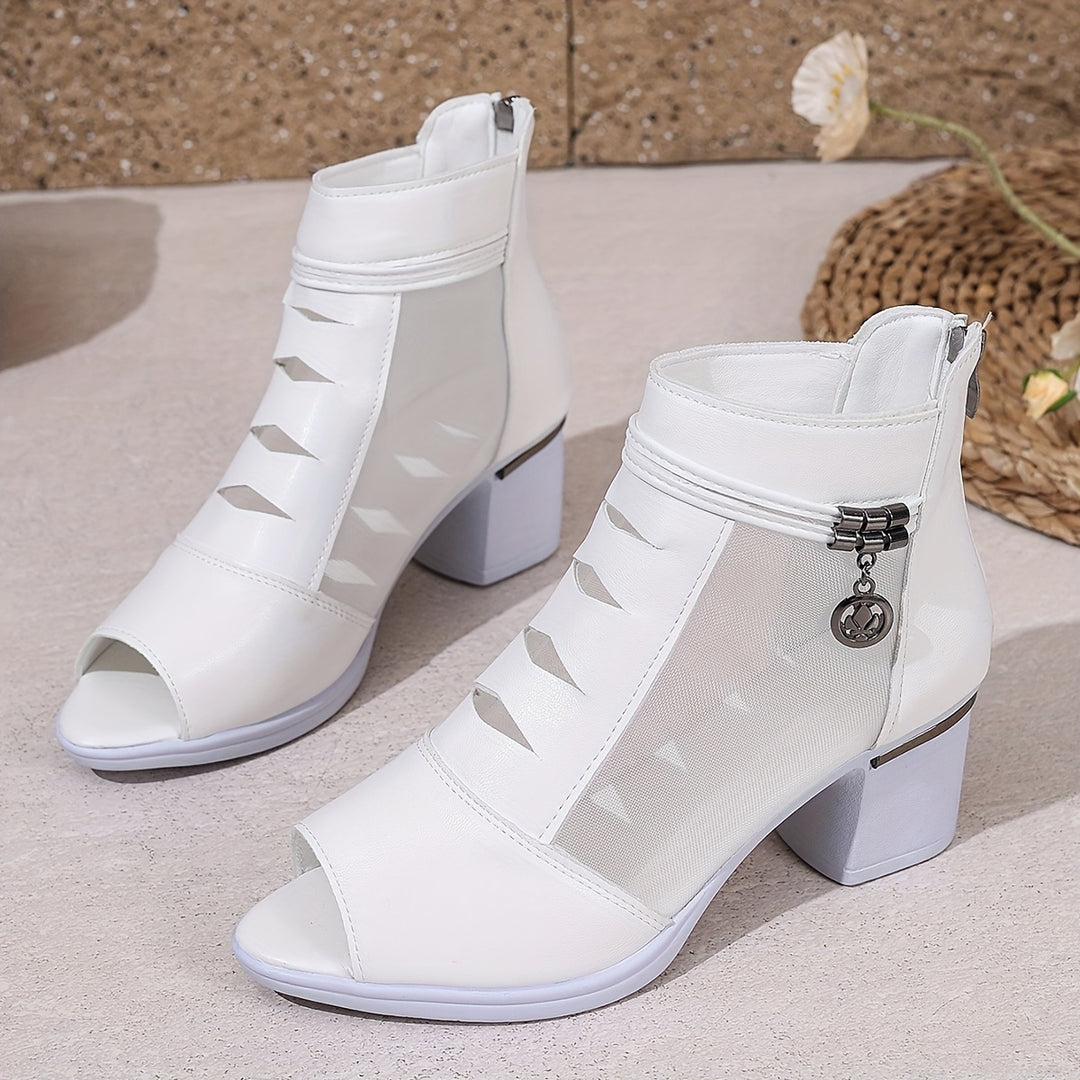 Irena | Mesh Bootie Sandal