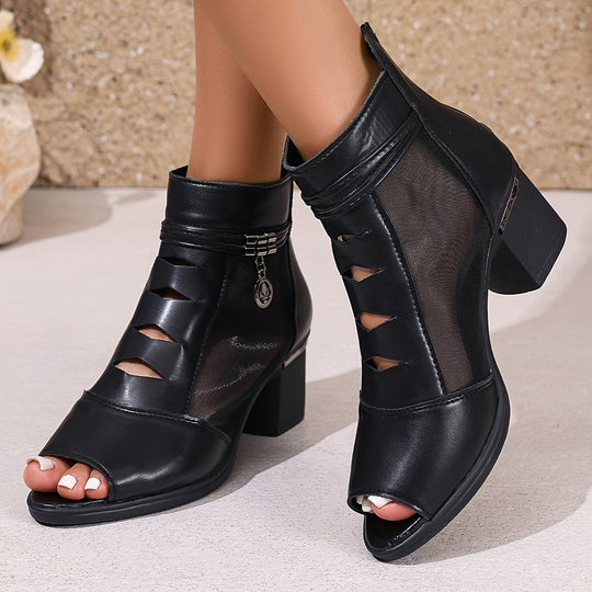Irena | Mesh Bootie Sandal
