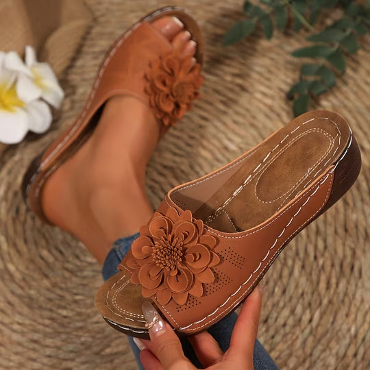 Rosamunda | Floral Comfort Slide
