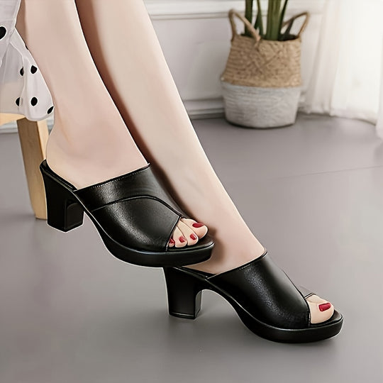 Annina | Platform Block Mule