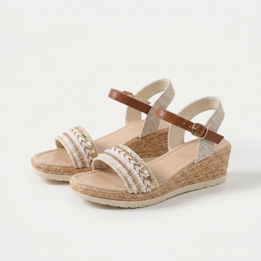Abriana | Jute Wedge Sandal
