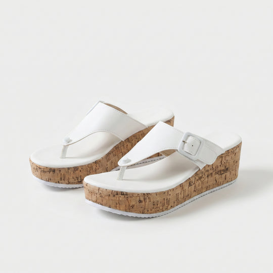 Alda | Buckled Platform Thong