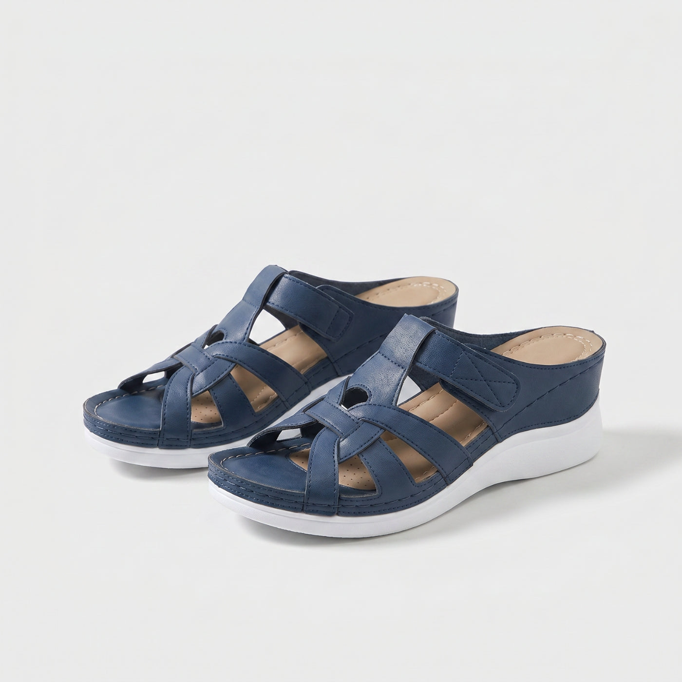Alida | Cutout Wedge Slide