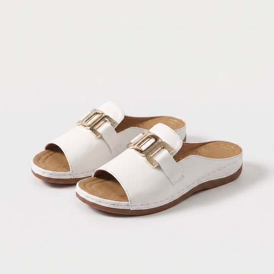 Amaranta | Comfort Buckle Slide Sandals