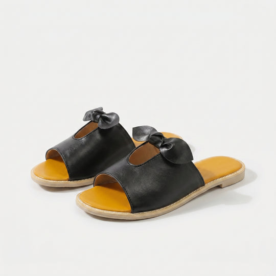 Belladonna | Bow Accent Comfort Slide