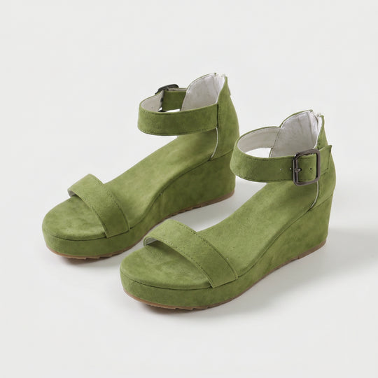 Carmelita | Suede Wedge Sandal