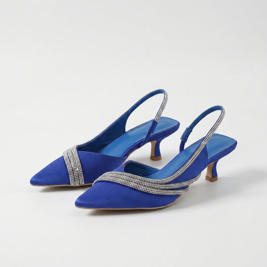 Donata | Crystal Slingback Heel