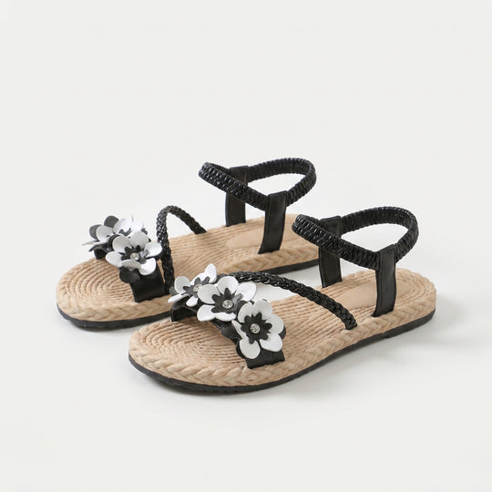 Gavina | Braided Flower Sandal