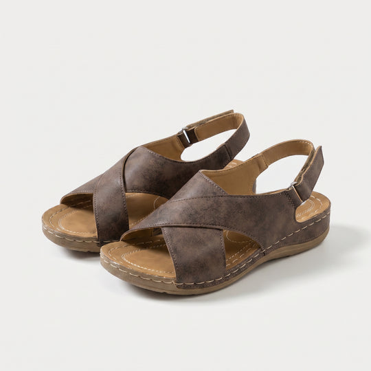 Isidora | Cross Strap Comfort Sandal