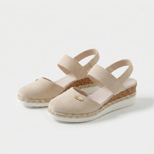 Leda | Wide Strap Wedge