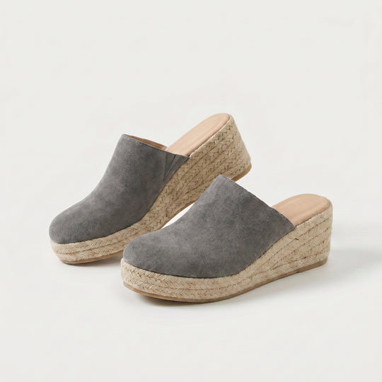 Lilia | Jute Wedge Mule