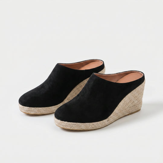 Lina | Espadrille Wedge Mule
