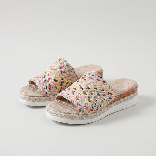Maddalena | Woven Platform Slide