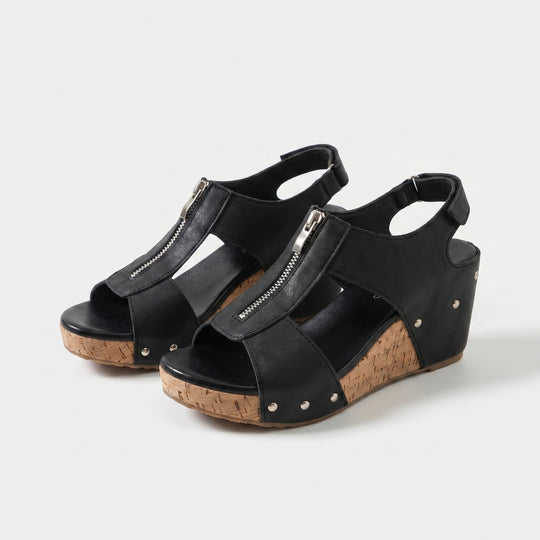 Roselma | Zip Front Comfort Sandal