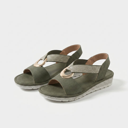 Tonia | Cushioned Wedge Summer Sandals