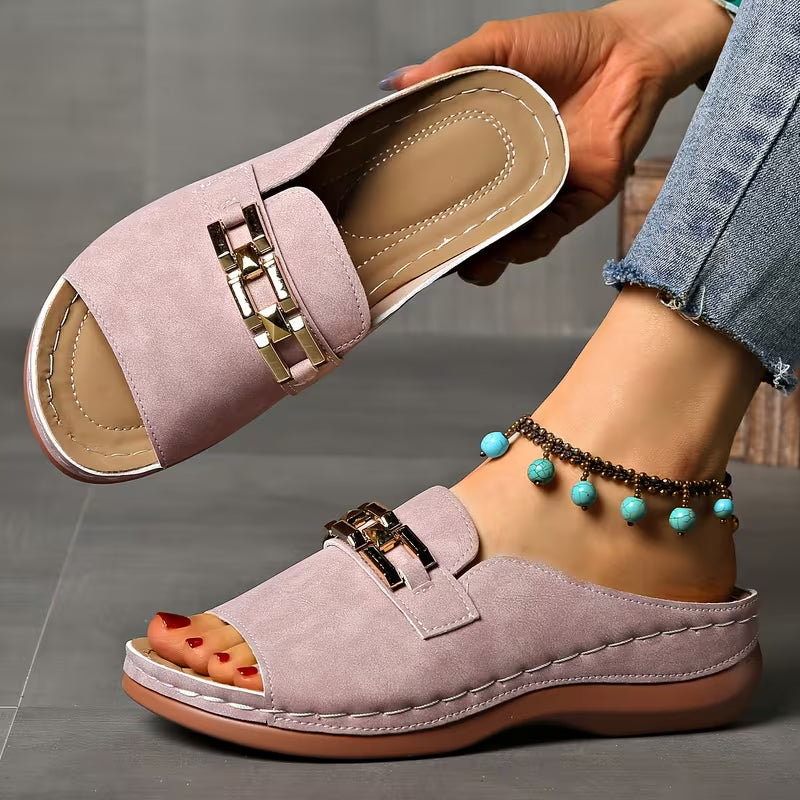 Felicita | Buckle Comfort Slide