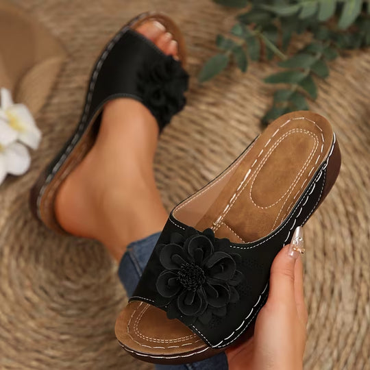 Rosamunda | Floral Comfort Slide