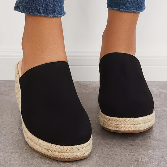 Lilia | Jute Wedge Mule