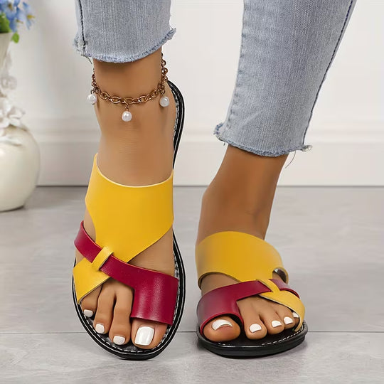 Almerina | Cross Strap Comfort Slide