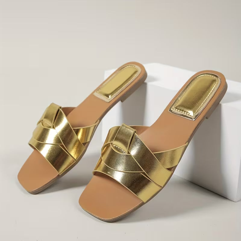 Serena | Woven Comfort Slide