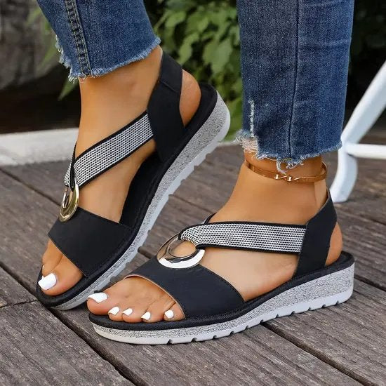 Isabella™ | | Cushioned Wedge Summer Sandals