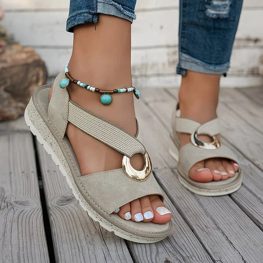 Isabella™ | | Cushioned Wedge Summer Sandals
