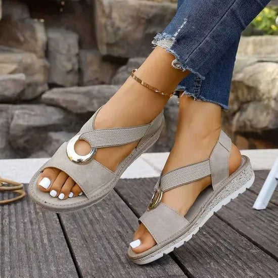 Isabella™ | | Cushioned Wedge Summer Sandals