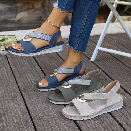 Isabella™ | | Cushioned Wedge Summer Sandals
