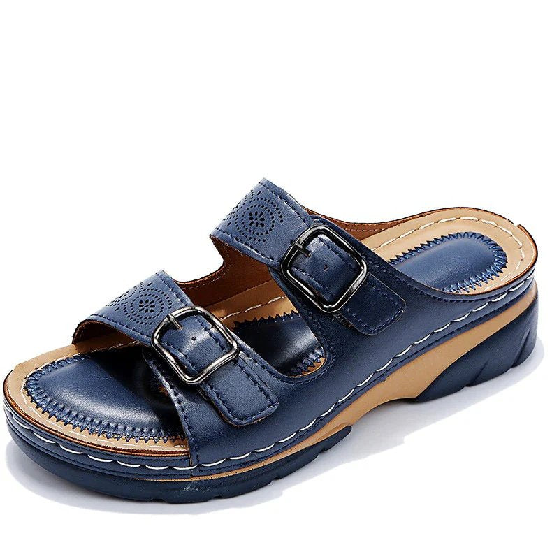Paoletta | Double Buckle Comfort Slide