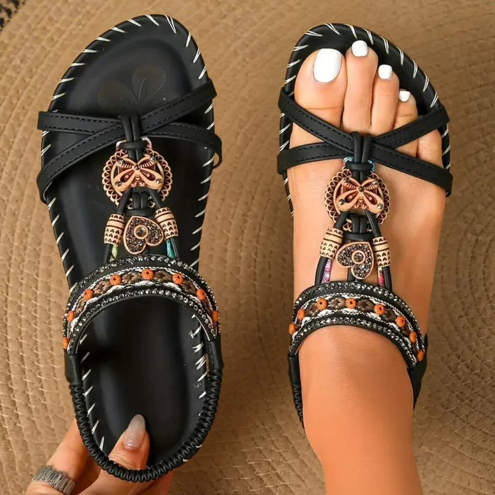 Sophia™ | | Boho Beaded Orthopedic Sandals