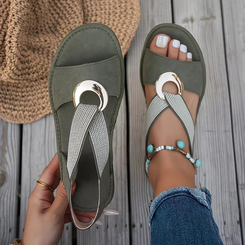Isabella™ | | Cushioned Wedge Summer Sandals