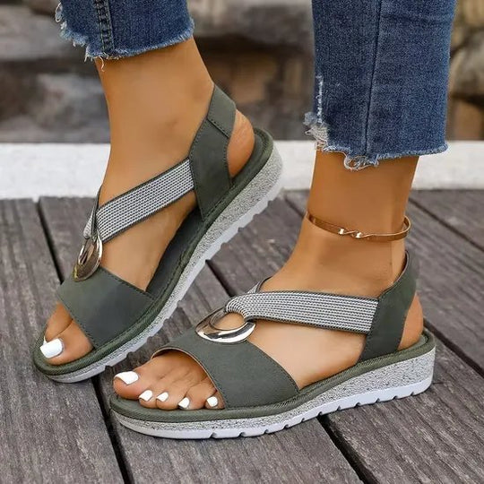 Isabella™ | | Cushioned Wedge Summer Sandals