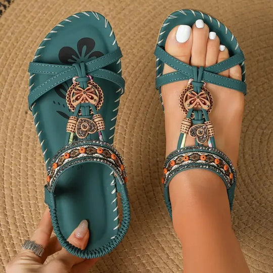 Sophia™ | | Boho Beaded Orthopedic Sandals