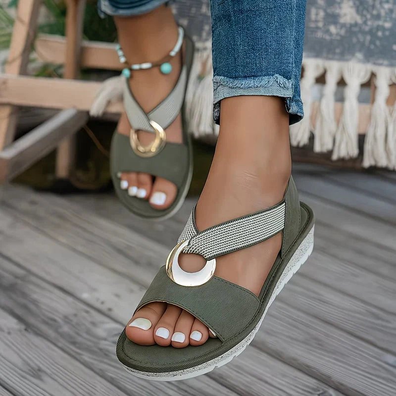 Isabella™ | | Cushioned Wedge Summer Sandals