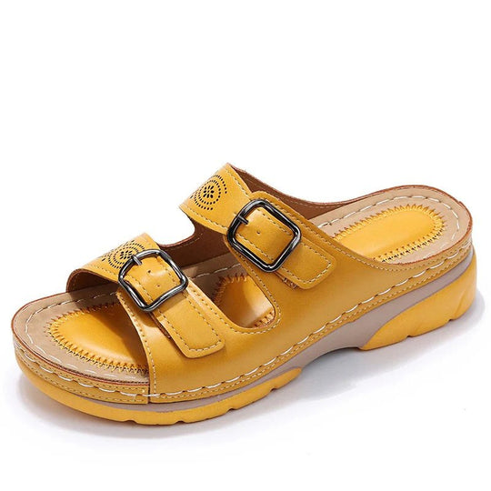 Paoletta | Double Buckle Comfort Slide