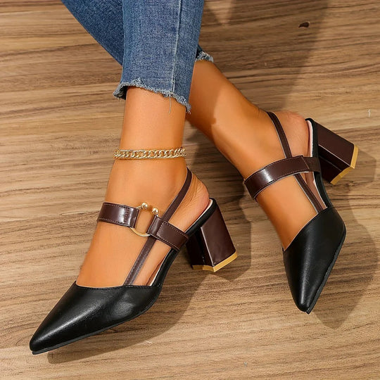 Federica | Ankle-Strap Chunky Heel Sandals