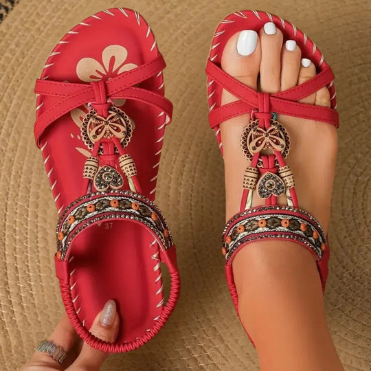 Sophia™ | | Boho Beaded Orthopedic Sandals