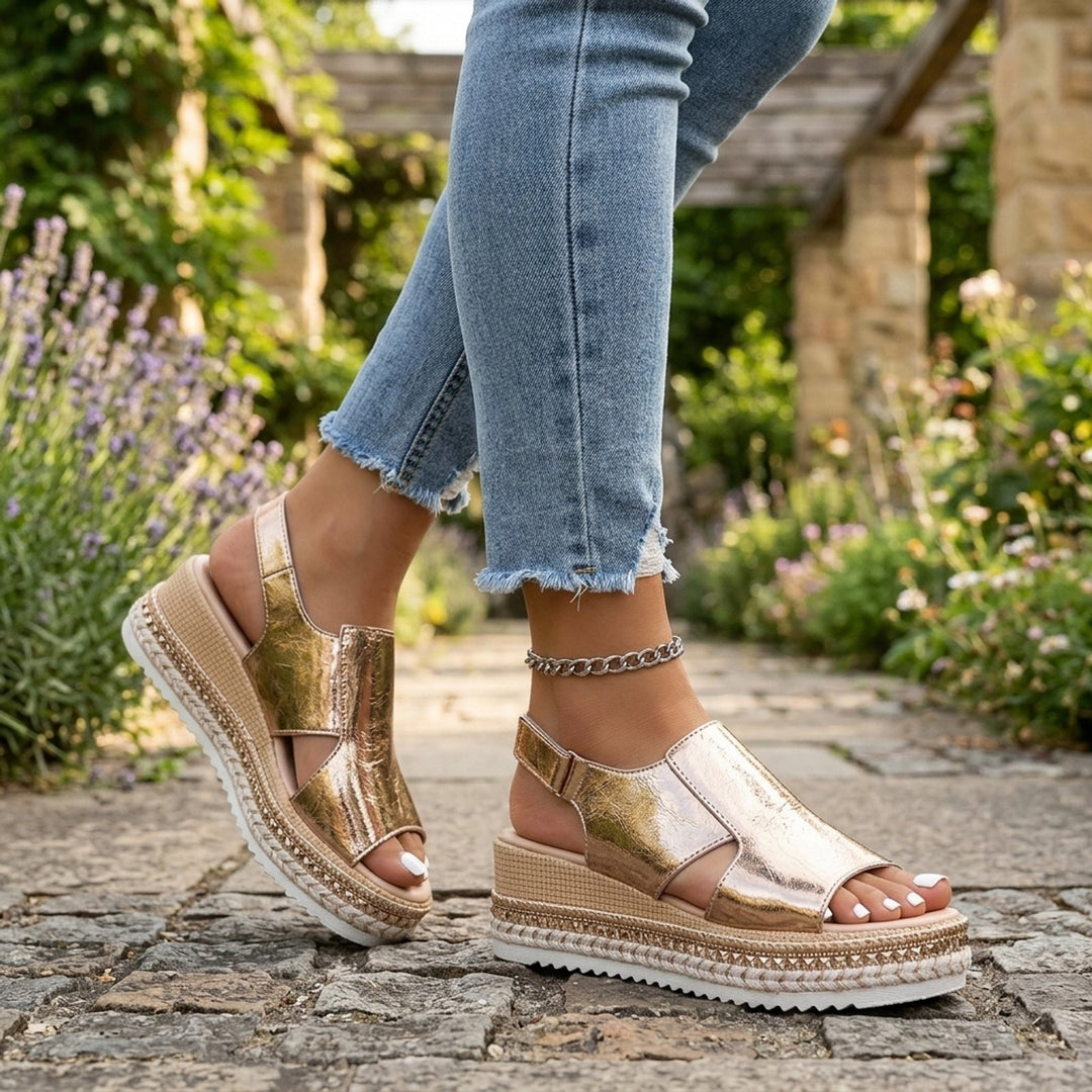 Roselinda | Metallic Platform Comfort