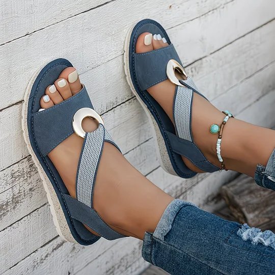 Isabella™ | | Cushioned Wedge Summer Sandals