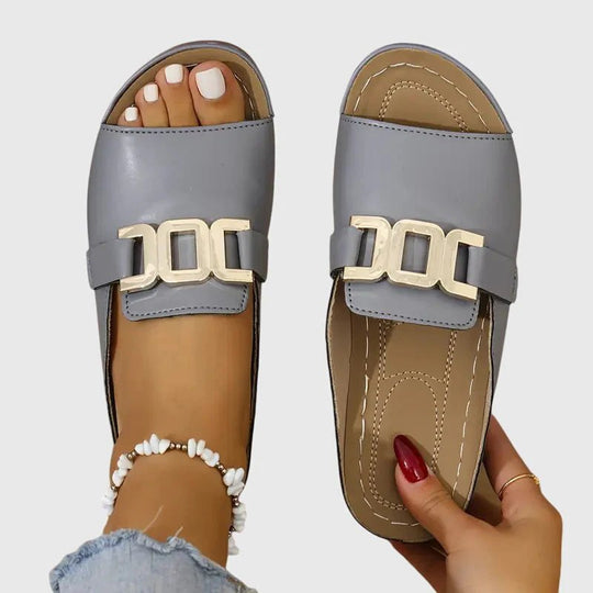 Amaranta | Comfort Buckle Slide Sandals